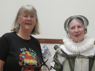 Life as a Tudor lady talk enjoyed in Cheriton Fitzpaine
