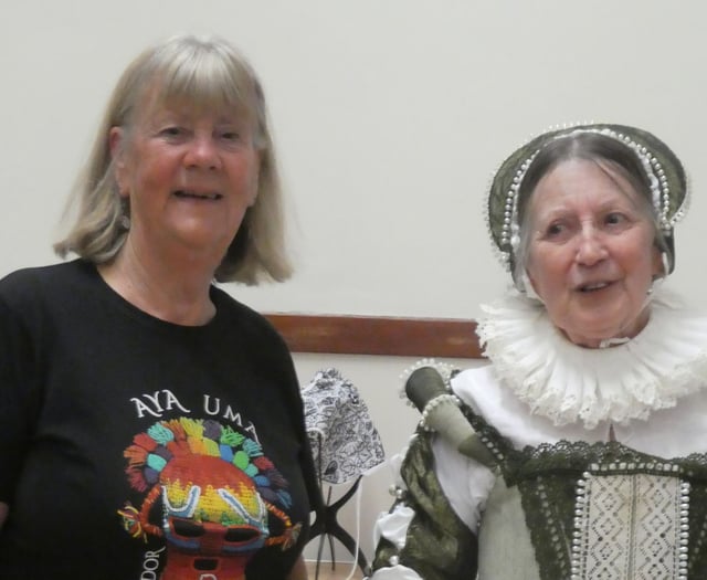 Life as a Tudor lady talk enjoyed in Cheriton Fitzpaine