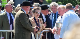 Princess Anne at Devon County Show
