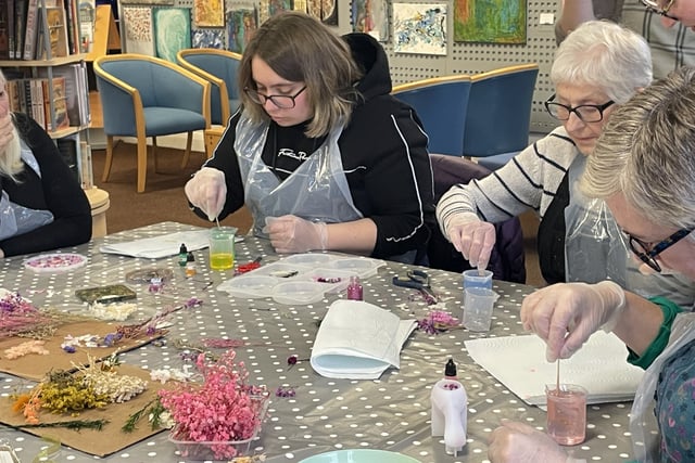 Resin workshop coming up at Crediton Library