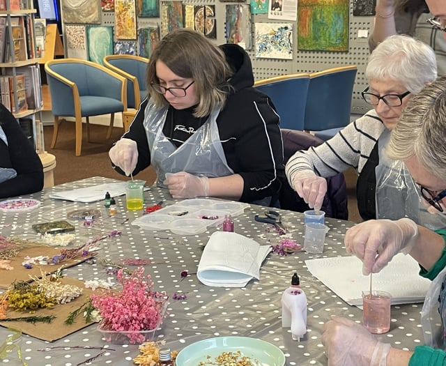 Resin workshop coming up at Crediton Library