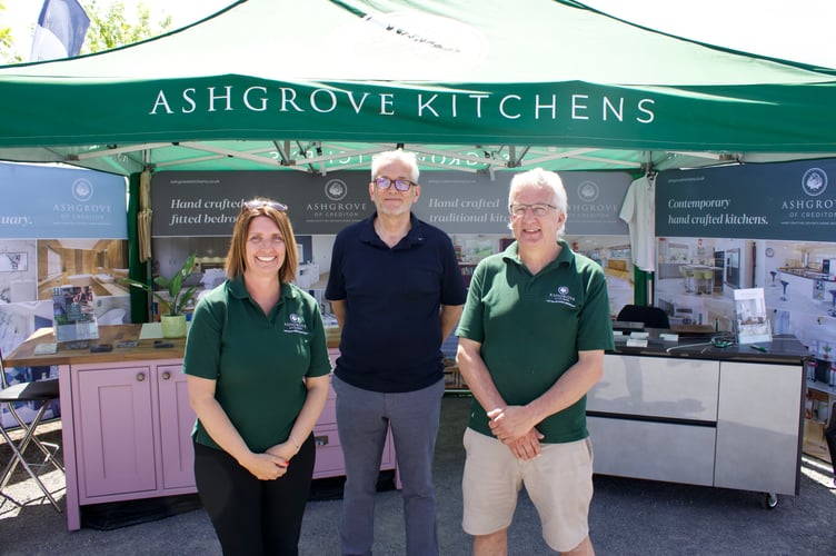 Katey McDonald, Peter Barber and Paul Brimblecombe of Ashgrove Kitchens