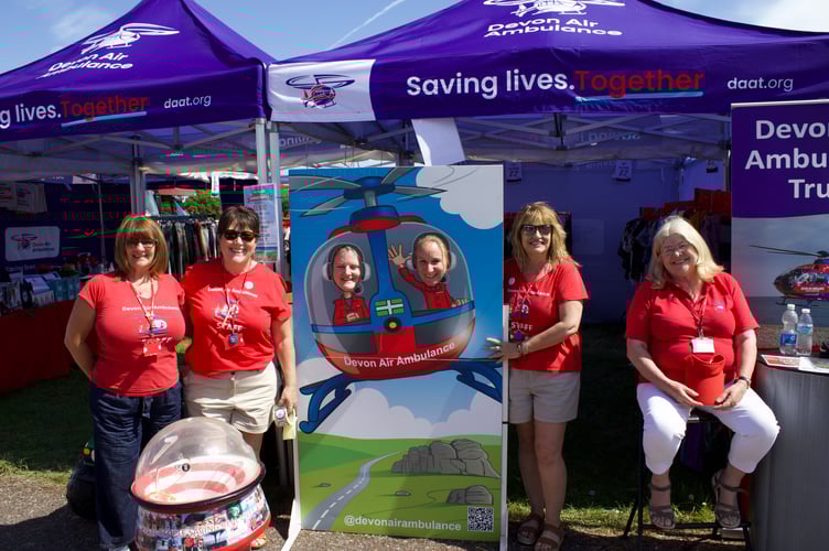 Devon Air Ambulance representatives
