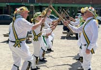 Morris dancers delight Crediton audience