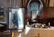 Memorial Service for Frank Letch watched by people from 11 countries