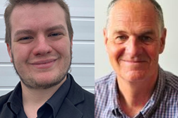 Cllr Jack Major (left) and Cllr Robert Steemson.
