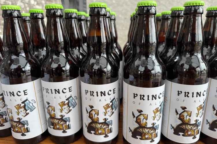 A Prince of Ales beer was specially made for the Edward V Historical Event at Coldridge. AQ 2519