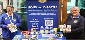 Crediton Lions and Diabetes.
