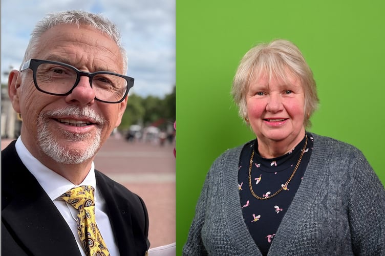 Cllr John Downes and Cllr Jane Lock.

