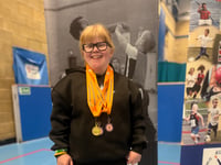 Medal haul for Crediton athlete Dee at the National Dwarf Games

