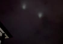 Mysterious lights over Crediton attributed to student ball