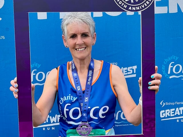 Debbie completed Great West Run for a great cause!
