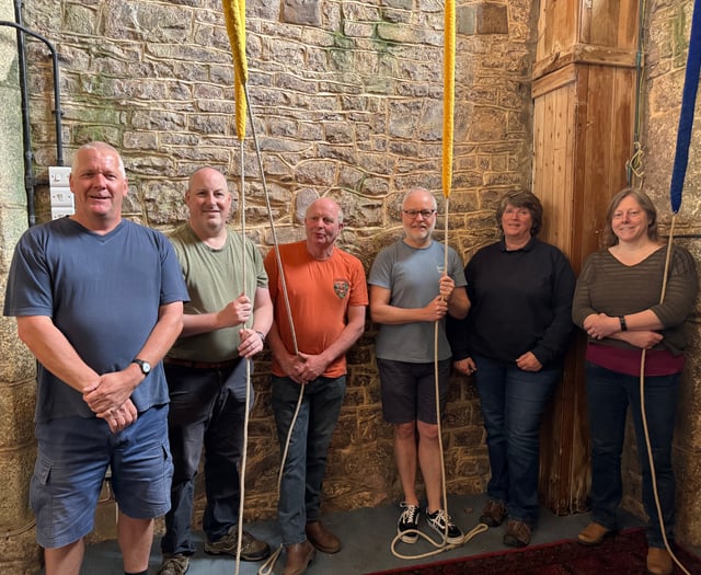 Church bells rang out across Devon
