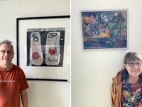 Artists’ paintings exhibited at Crediton GP surgery