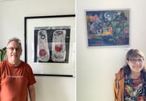 Artists’ paintings exhibited at Crediton GP surgery