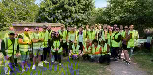 Ernest Jackson staff help out in Sandford for third year in a row