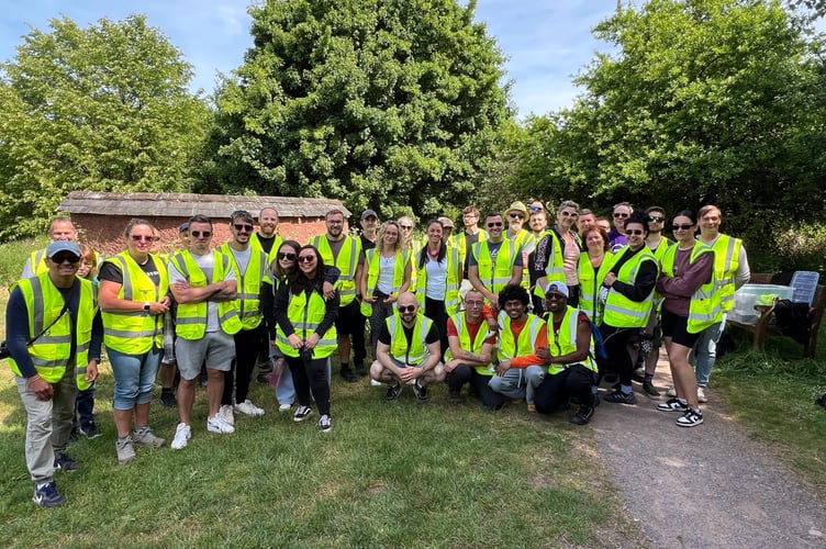 The Ernest Jackson volunteers at Sandford Millennium Green