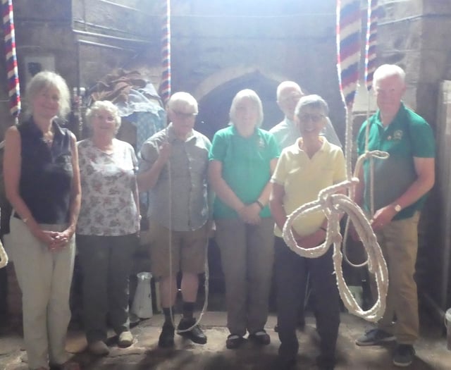 Bell ringers celebrate centenary in Cheriton Fitzpaine