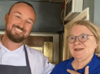  Celebrity chef pops into Cheriton Bishop pub