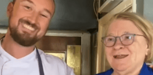  Celebrity chef pops into Cheriton Bishop pub