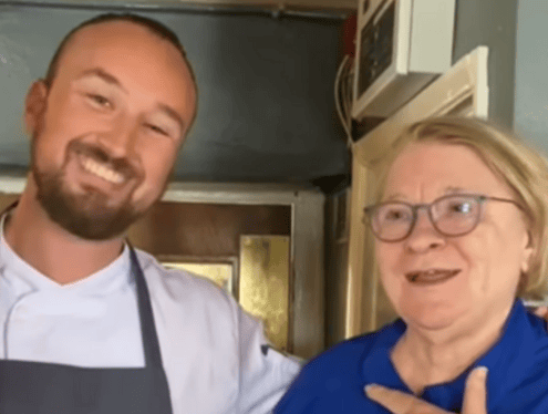  Celebrity chef pops into Cheriton Bishop pub