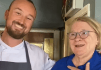 Celebrity chef pops into Cheriton Bishop pub