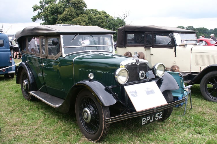 The 1934 Morris 10:4 Tourer owned by David Nation of Crediton which has attended every Historic Vehicle Gathering