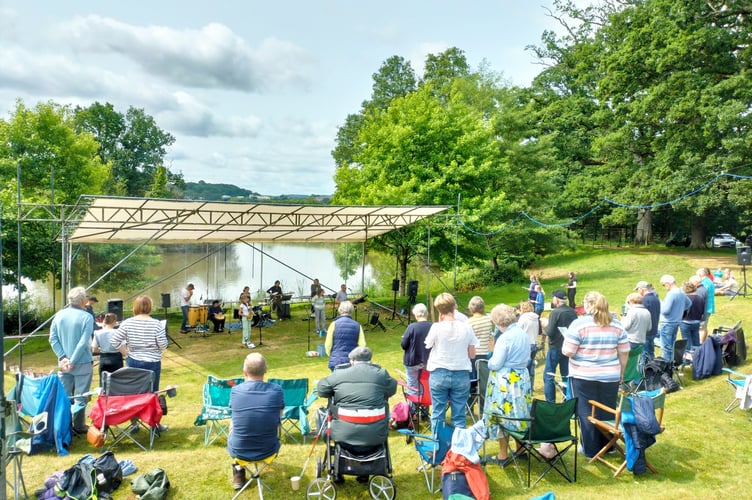 During the service at Shobrooke Park