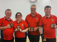 Exeter Nomads triumph in short mat bowls competition at Bow