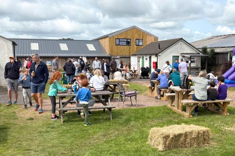 During the open day