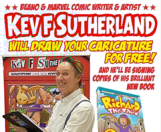 Comic book writer and artist coming to Crediton