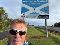 Devon man reaches Scotland after running 50 marathons along the coast