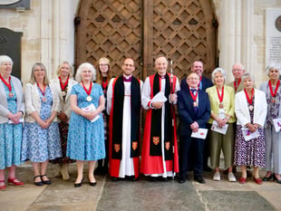 St Boniface award recipients honoured at Exeter service