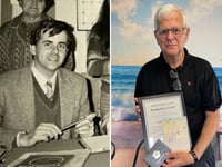 Parish council honours clerk of four decades