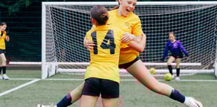 Crediton QE girls in memorial football tournament