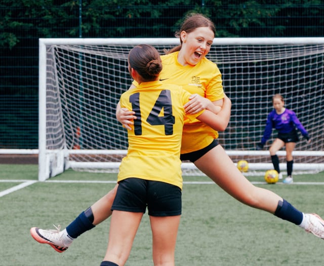 Crediton QE girls in memorial football tournament