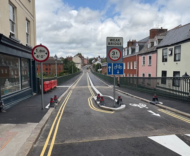Exeter's Iron Bridge reopens after repairs