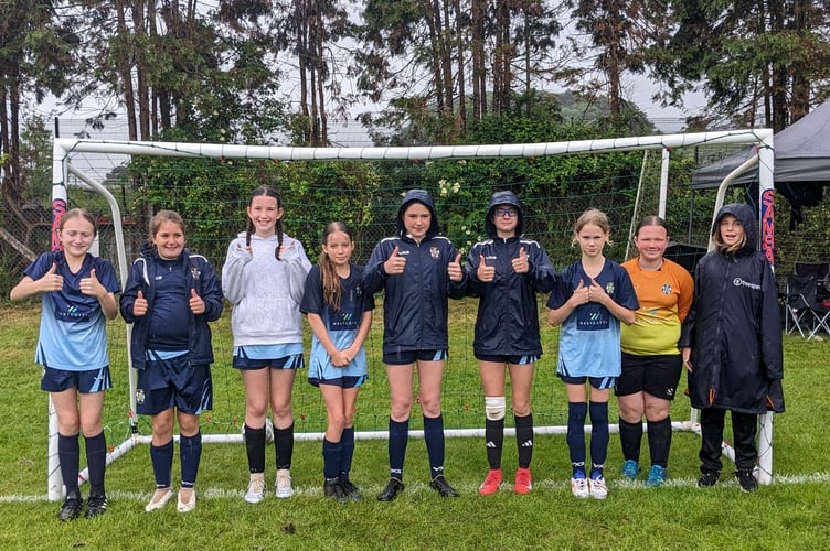 Crediton Youth U12 Blues Girls.