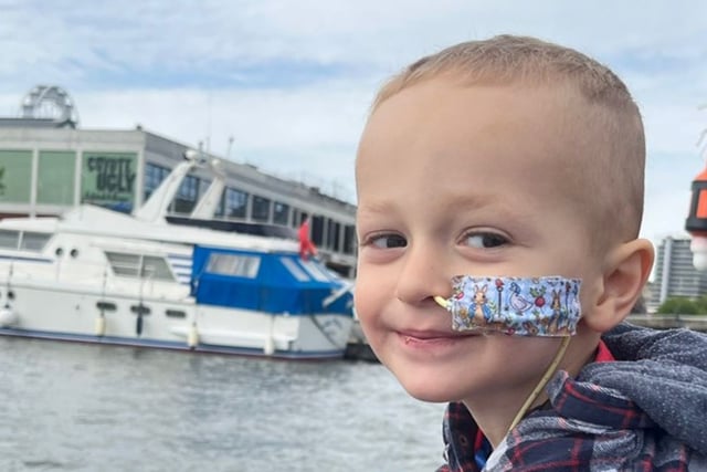 Swim school raises more than £1,100 for 'superhero' boy with cancer