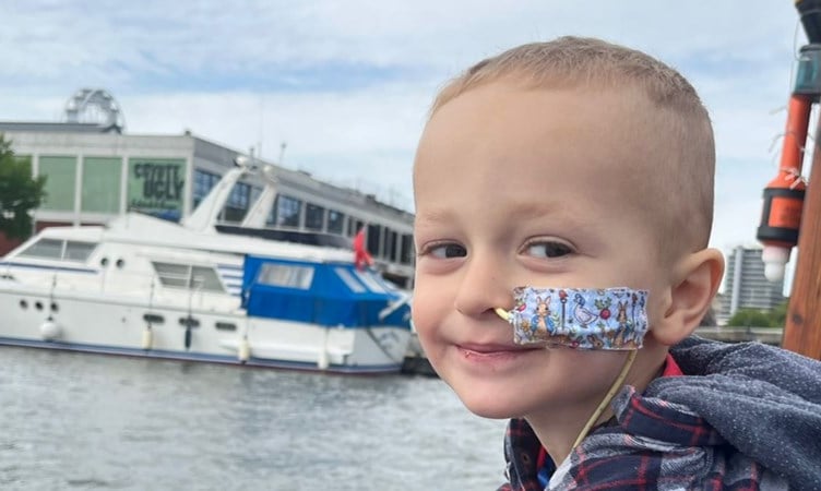 The community is helping to raise funds to support Joshua in his fight against stage 4 Neuroblastoma.
