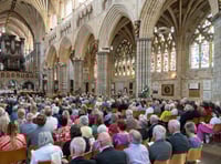 Exeter Cathedral service remembers hospice co-founder