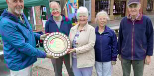 Golden Balls team win Crediton boules tournament
