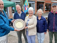 Golden Balls team win Crediton boules tournament

