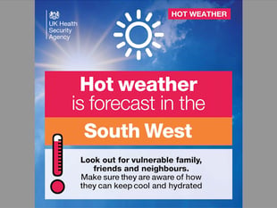 Yellow heat health warning - how to stay cool
