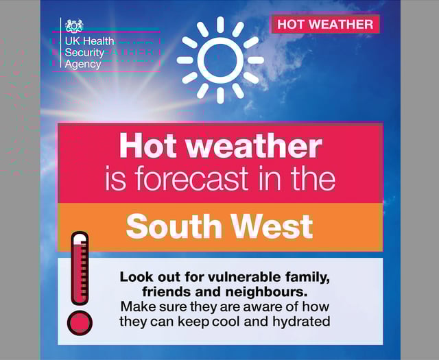 Yellow heat health warning - how to stay cool
