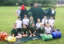 Copplestone PTA turns old school jumpers into picnic rugs