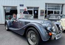 MP Mel visits family run Exminster motor business