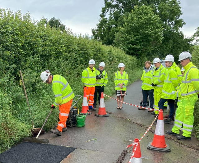 Minister sees innovation improving Devon's roads