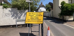 Crediton road closure coming up