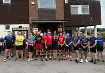 25 cyclists took part in Jack Yeandle’s Testimonial charity cycle ride for BHF